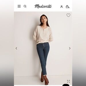 NWT Madewell perfect vintage Jean size 28